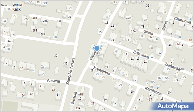 Gdynia, Wesoła, 24, mapa Gdyni