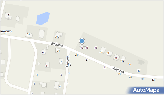 Gniewowo, Wejhera, 41, mapa Gniewowo