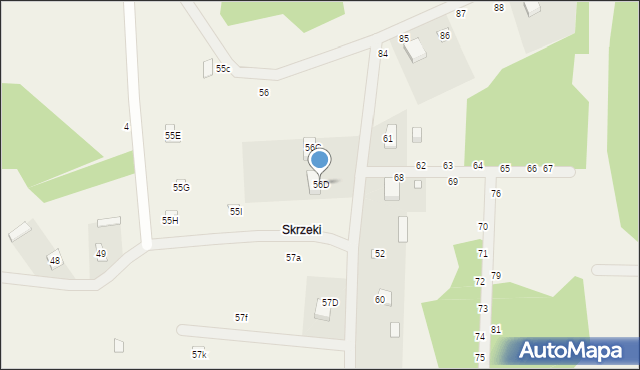 Gójszcz, Wesoła, 6, mapa Gójszcz