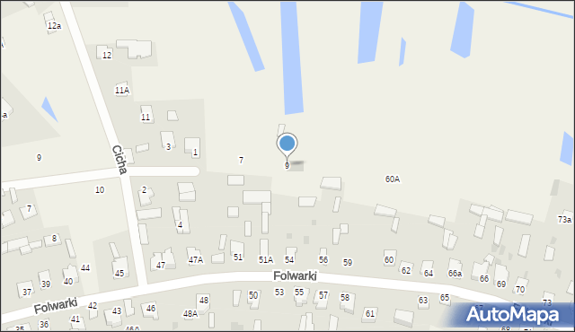 Gołąb, Wesoła, 9, mapa Gołąb