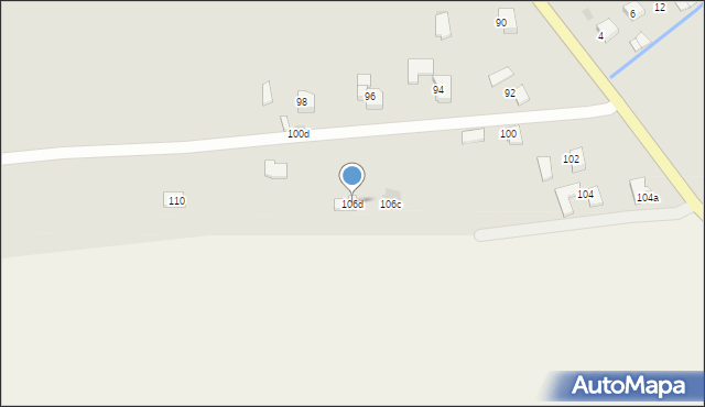 Gorlice, Węgierska, 106d, mapa Gorlic