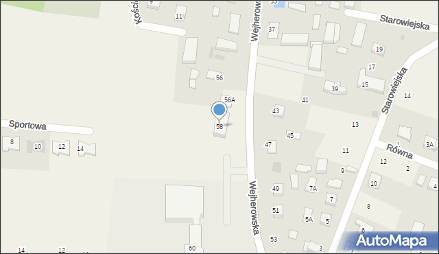 Gowino, Wejherowska, 58, mapa Gowino