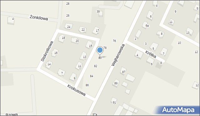 Gowino, Wejherowska, 80, mapa Gowino