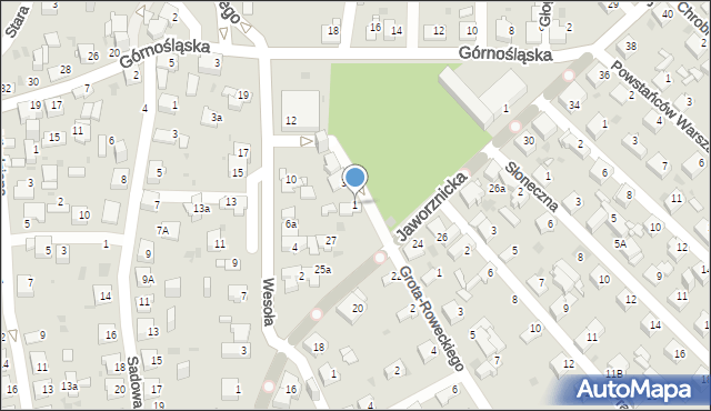 Jaworzno, Węgrzyna Józefa, 1, mapa Jaworzno