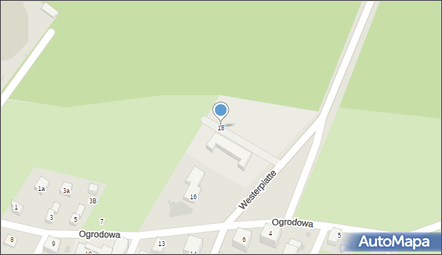 Jaworzyna Śląska, Westerplatte, 18, mapa Jaworzyna Śląska