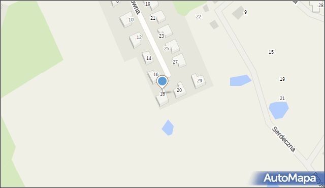 Jonkowo, Wędrowna, 18, mapa Jonkowo