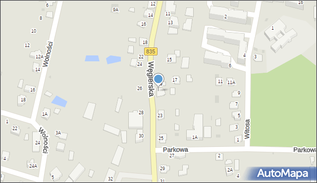 Kańczuga, Węgierska, 21, mapa Kańczuga