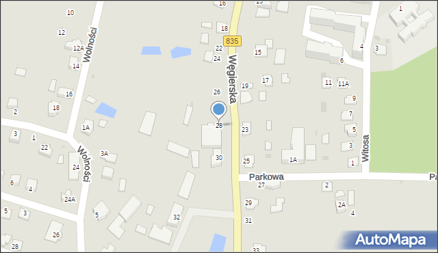 Kańczuga, Węgierska, 28, mapa Kańczuga