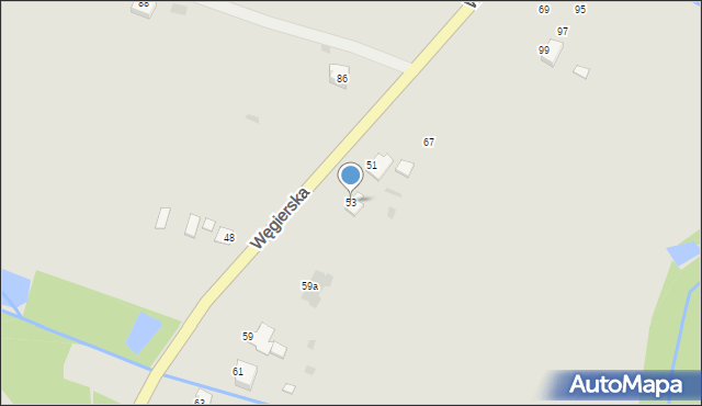 Kańczuga, Węgierska, 53, mapa Kańczuga