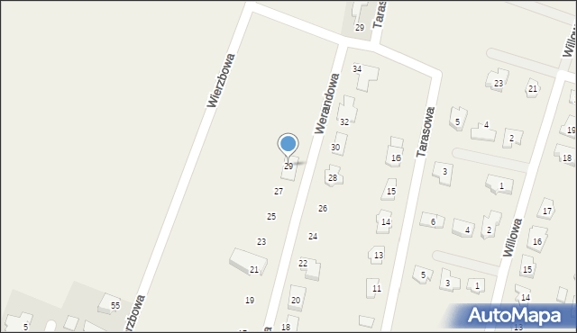 Kargoszyn, Werandowa, 29, mapa Kargoszyn