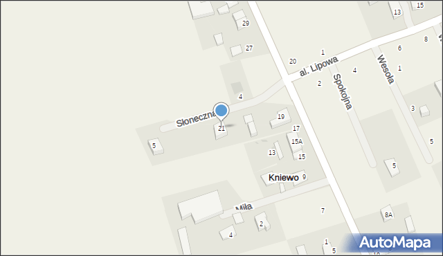 Kniewo, Wejherowska, 21, mapa Kniewo