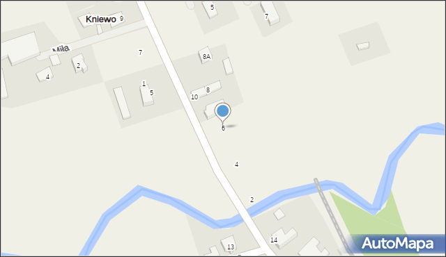 Kniewo, Wejherowska, 6, mapa Kniewo