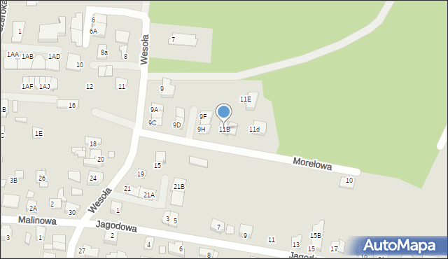 Kobyłka, Wesoła, 11B, mapa Kobyłka