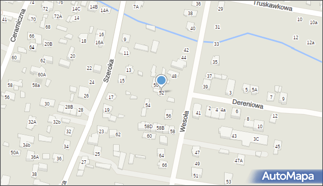Kobyłka, Wesoła, 52, mapa Kobyłka