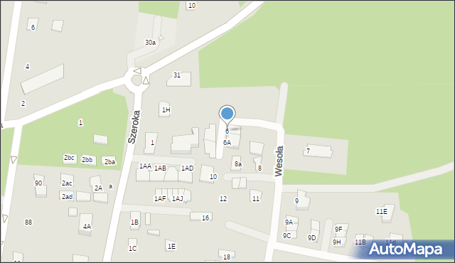 Kobyłka, Wesoła, 6, mapa Kobyłka