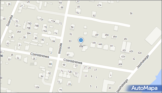 Kobyłka, Wesoła, 65a, mapa Kobyłka