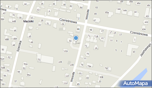 Kobyłka, Wesoła, 92B, mapa Kobyłka