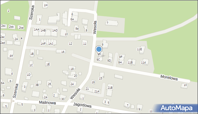 Kobyłka, Wesoła, 9B, mapa Kobyłka