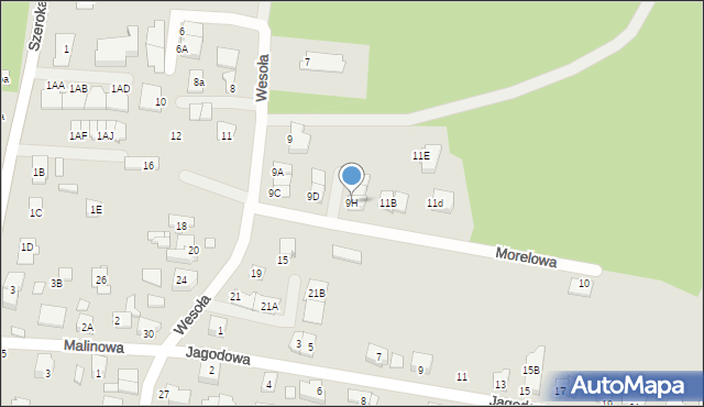 Kobyłka, Wesoła, 9H, mapa Kobyłka