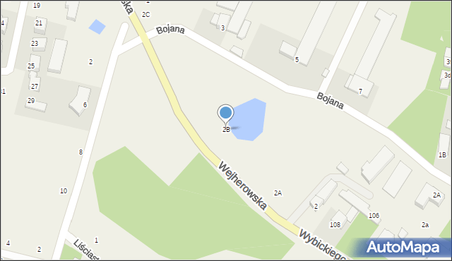 Koleczkowo, Wejherowska, 2B, mapa Koleczkowo