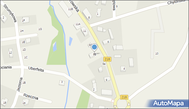 Koleczkowo, Wejherowska, 9B, mapa Koleczkowo