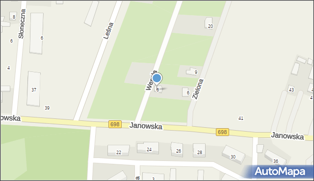 Konstantynów, Wesoła, 6, mapa Konstantynów