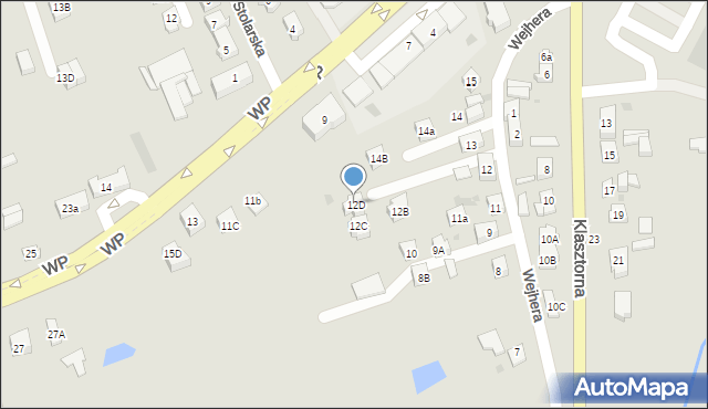 Kościerzyna, Wejhera Jakuba, 12D, mapa Kościerzyna