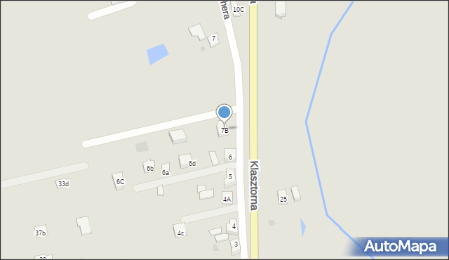 Kościerzyna, Wejhera Jakuba, 7B, mapa Kościerzyna