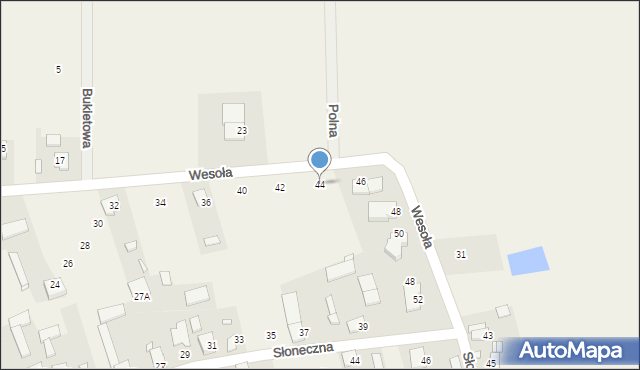 Kotorydz, Wesoła, 44, mapa Kotorydz