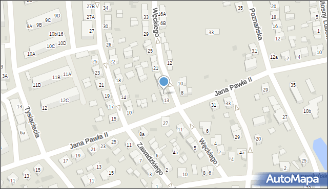 Koźmin Wielkopolski, Węckiego Józefa, 15, mapa Koźmin Wielkopolski