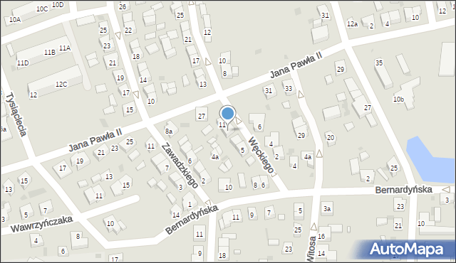 Koźmin Wielkopolski, Węckiego Józefa, 9, mapa Koźmin Wielkopolski