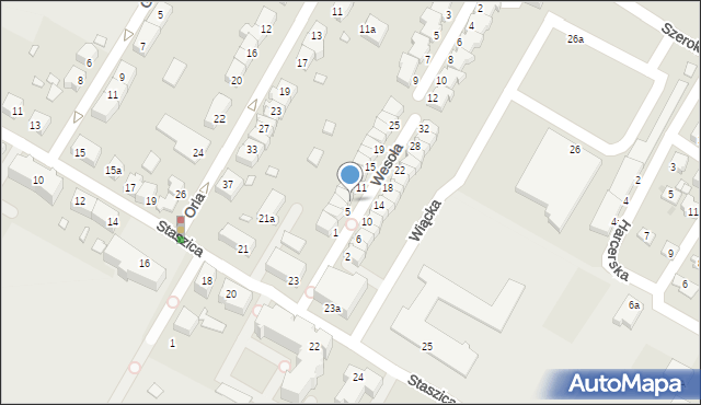 Kwidzyn, Wesoła, 7, mapa Kwidzyn