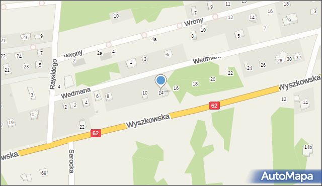 Łacha, Wedmana Daniela, 14, mapa Łacha