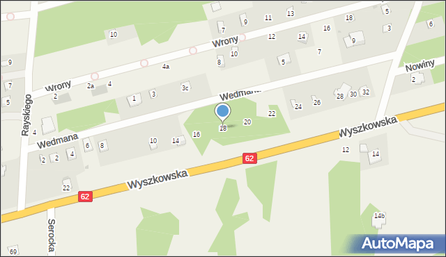 Łacha, Wedmana Daniela, 18, mapa Łacha