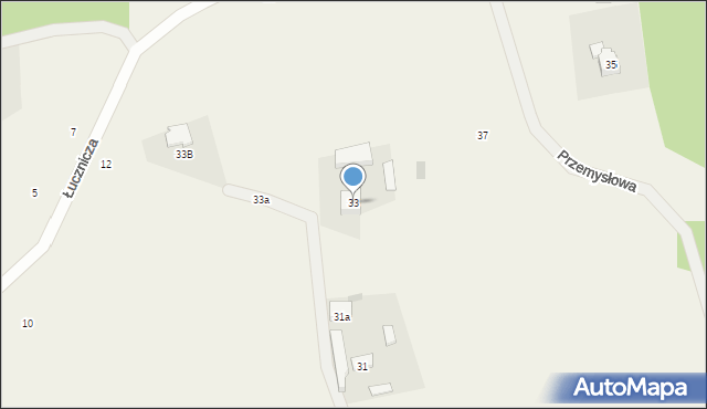 Łebno, Wejherowska, 33, mapa Łebno