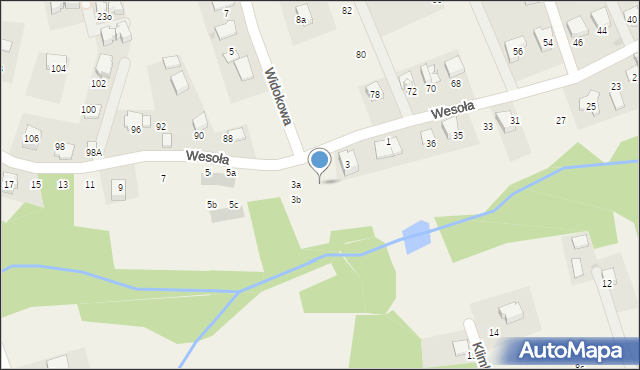 Libertów, Wesoła, 3c, mapa Libertów