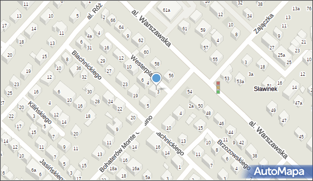 Lublin, Westerplatte, 2, mapa Lublina