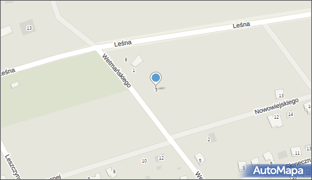 Lubowidz, Wetmańskiego Leona, bp., 3, mapa Lubowidz