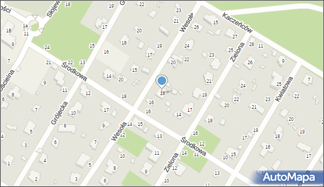 Magdalenka, Wesoła, 18, mapa Magdalenka