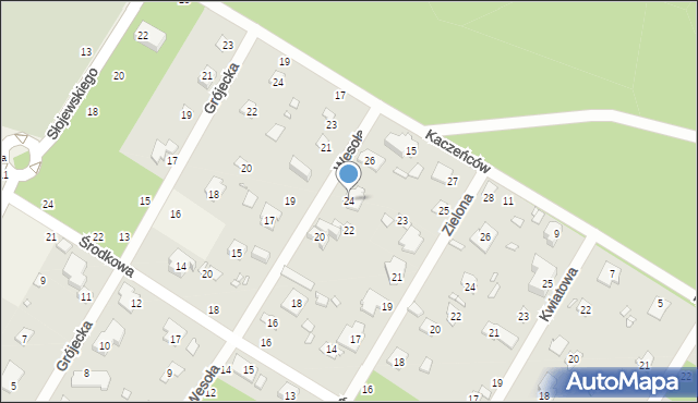 Magdalenka, Wesoła, 24, mapa Magdalenka