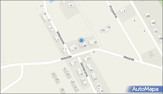 Majdan, Wesoła, 32, mapa Majdan
