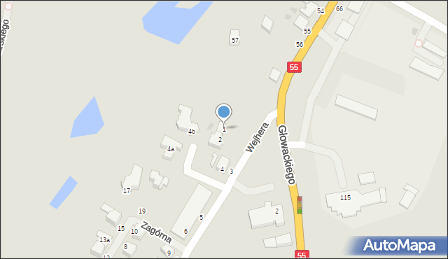 Malbork, Wejhera Jana, 1, mapa Malborka