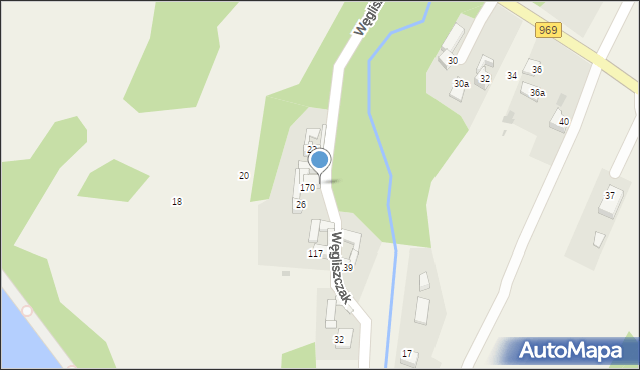 Maniowy, Węgliszczak, 27, mapa Maniowy