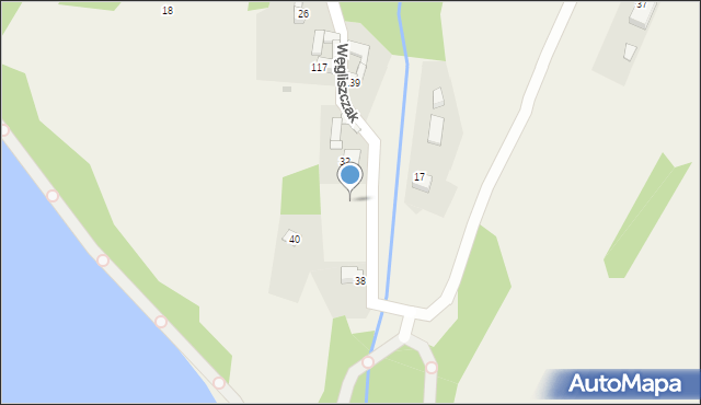 Maniowy, Węgliszczak, 34, mapa Maniowy
