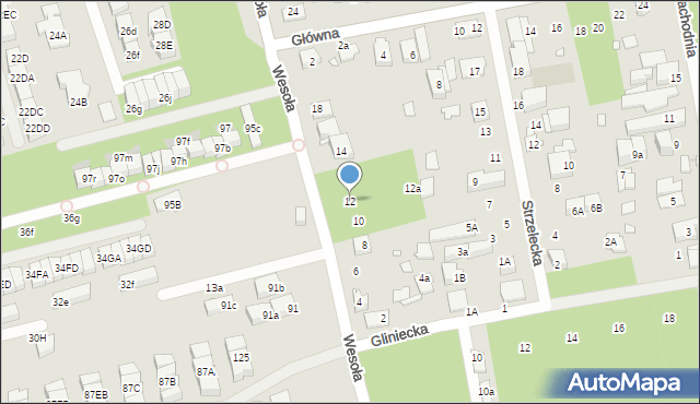 Marki, Wesoła, 12, mapa Marki