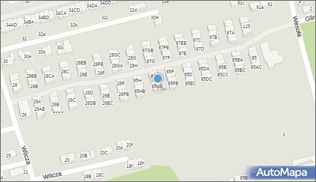 Marki, Wesoła, 85GC, mapa Marki