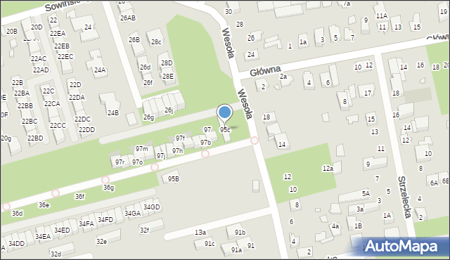 Marki, Wesoła, 95c, mapa Marki
