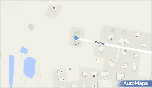 Mierzyn, Wenus, 27, mapa Mierzyn