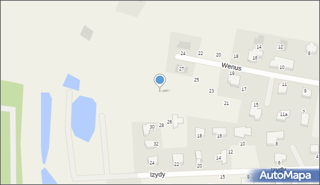Mierzyn, Wenus, 31, mapa Mierzyn