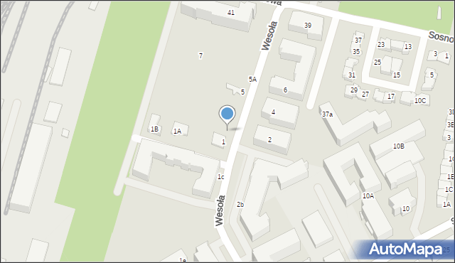 Mińsk Mazowiecki, Wesoła, 3, mapa Mińsk Mazowiecki